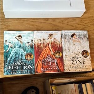 The Selection Series by Kiera Cass Book 1, 2, and 3